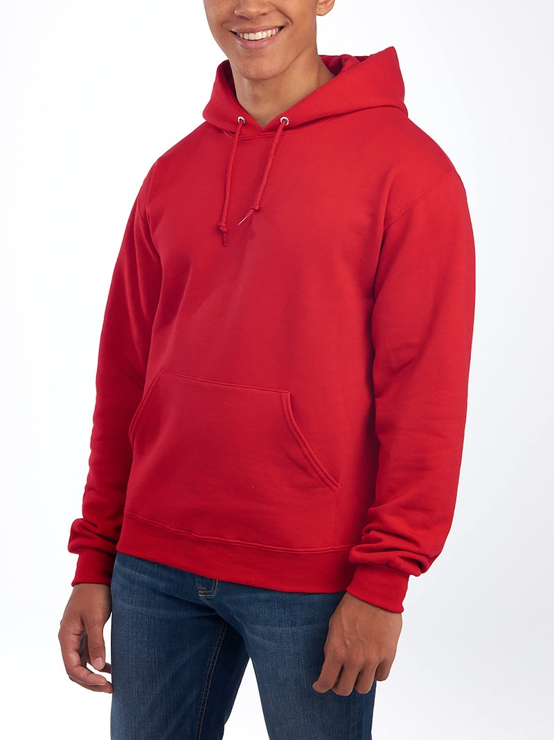 Jerzees -Men's NuBlend -Fleece -Sweatshirts & - -Hoodies, Hoodie-True Red, Medium - Image 2